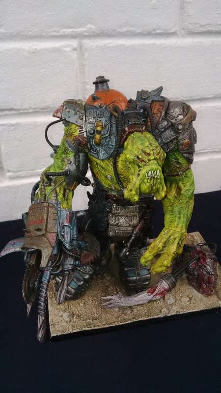 Stan Winston Creatures, Horgg, Mutant Earth 2001 Statue/Posable Action Figure On Its Base Plate