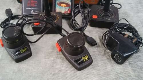 Vintage Atari Game Console CX-2600 AP Complete With Power Supply In Perfect Working Condition