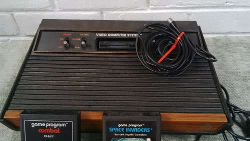 Vintage Atari Game Console CX-2600 AP Complete With Power Supply In Perfect Working Condition