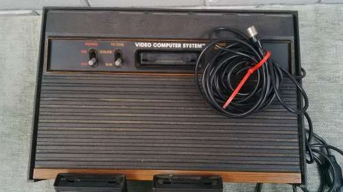Vintage Atari Game Console CX-2600 AP Complete With Power Supply In Perfect Working Condition