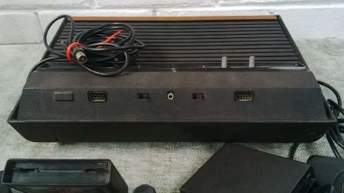 Vintage Atari Game Console CX-2600 AP Complete With Power Supply In Perfect Working Condition