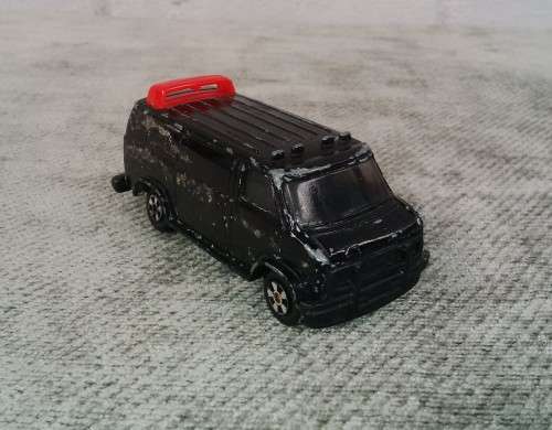 Vintage 1983 A-Team Van (Stephen J.Cannell Productions, The ERTL Co. Die-Cast Model Made In U.S.A
