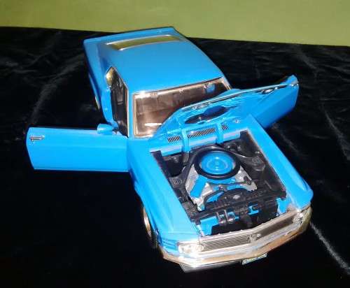 1970 Mustang Boss 429, Scale:1/18, No.73154 By Motormax, Die-Cast Model In Mint Condition