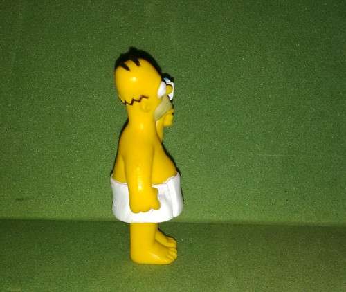 Homer Of `The Simpsons` TV Series Character Plastic Figure, 1999 TM and Fox