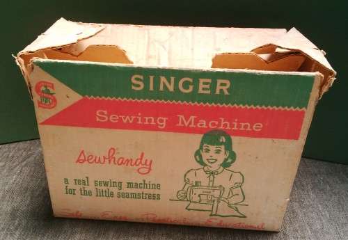 Antique Singer Metal Sewhandy Sewing Machine For The Little Seamstress