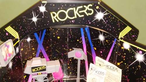 1985 Barbie And The Rockers `Hot Rockin Stage` Playset With Box And Instructions