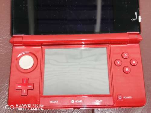 Nintendo 3DS Flame Red Hand Held Game In Like New Condition And Working Perfectly