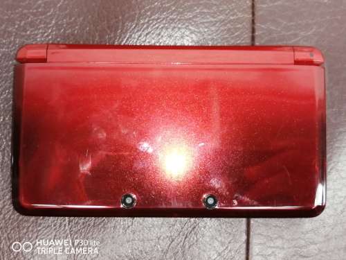Nintendo 3DS Flame Red Hand Held Game In Like New Condition And Working Perfectly