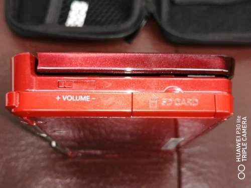 Nintendo 3DS Flame Red Hand Held Game In Like New Condition And Working Perfectly