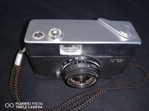 Vintage Rare Rollei C35 Film Camera In Great Condition, Made In Germany