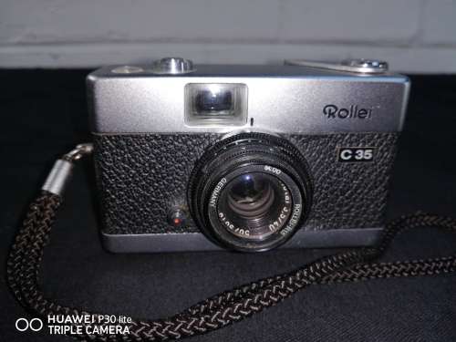 Vintage Rare Rollei C35 Film Camera In Great Condition, Made In Germany