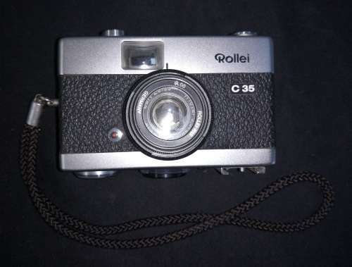 Vintage Rare Rollei C35 Film Camera In Great Condition, Made In Germany