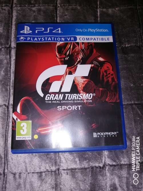 PS4 Playstation VR Compatible, Gran Turismo Sport, Very Good Condition Disc