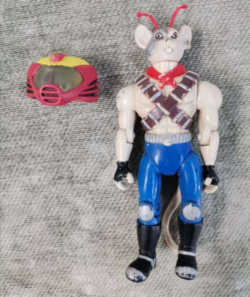 Vintage Original Biker Mice Action Figure 1993 Galoob With Helmet