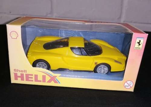 Shell Helix Limited Edition Hotwheels Ferrari Plastic Car Model In Box