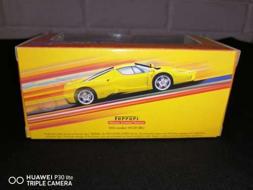 Shell Helix Limited Edition Hotwheels Ferrari Plastic Car Model In Box