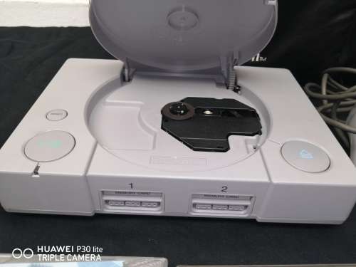 Sony Playstation 1 With 1 Control, 3 Games, TV Cable, Power Cable and Original PS1 Bag