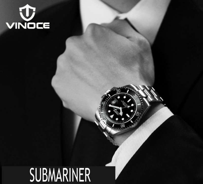 DELUX DIVER WATCH + full Vinoce Packaging + FREE SHIPPING