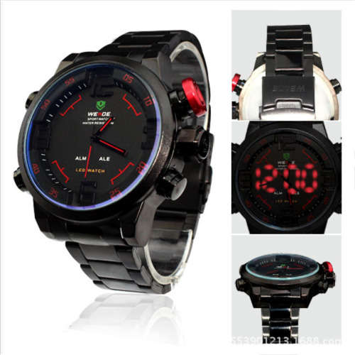 Men's MILITARY Weide watch Analog+Digital display