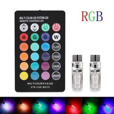 T10 COLOR CHANGING FLASH/STROBE/DIM LIGHTS + REMOTE