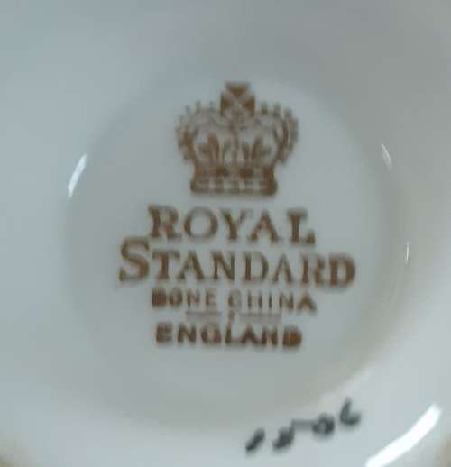 Royal standard bone china trio