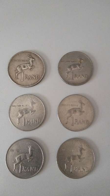 Old RSA R1 Coins