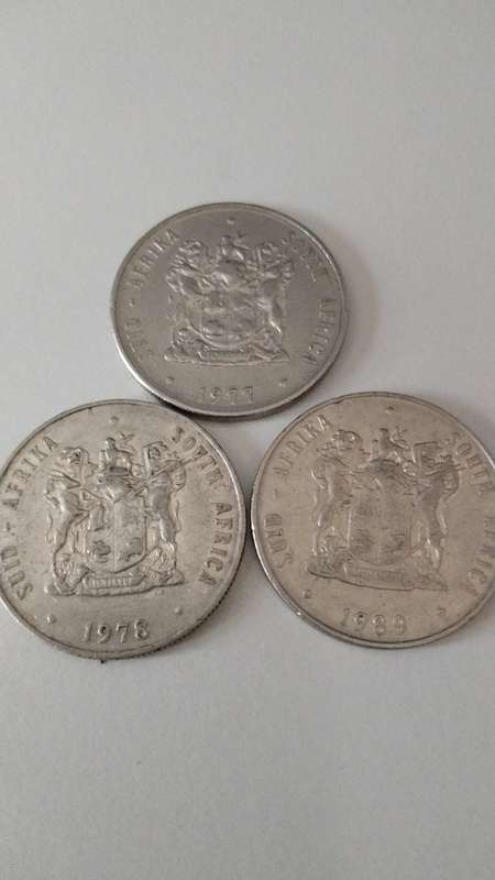 Old RSA R1 Coins