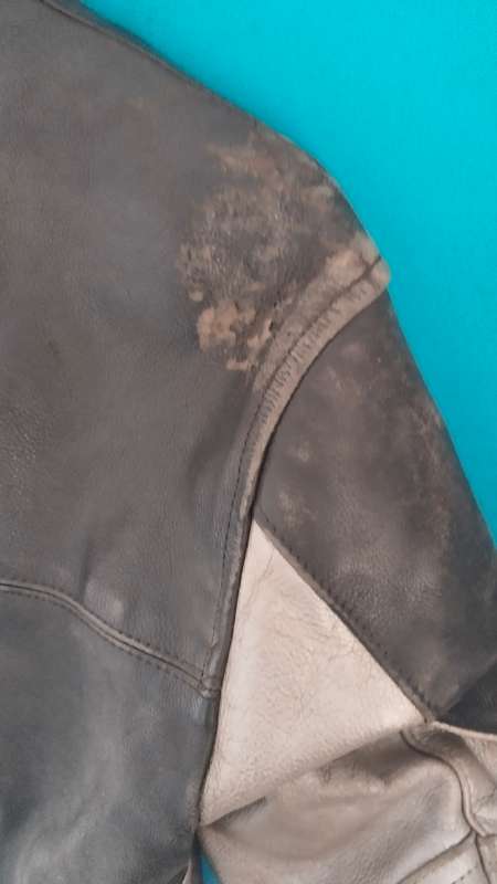 Charlie Black and Silver Leather Jacket Size: S
