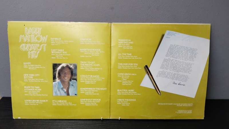 Barry Manilow: Greatest Hits - Vinyl Record - VG - Double LP