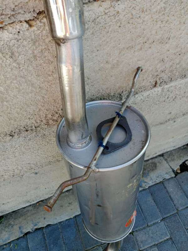 Stainless steel silencer bosal (500mm length X 210mm diameter )