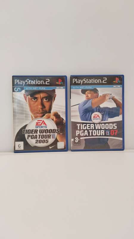 Tiger Woods PGA Tour 2005 and 2007 - PS2