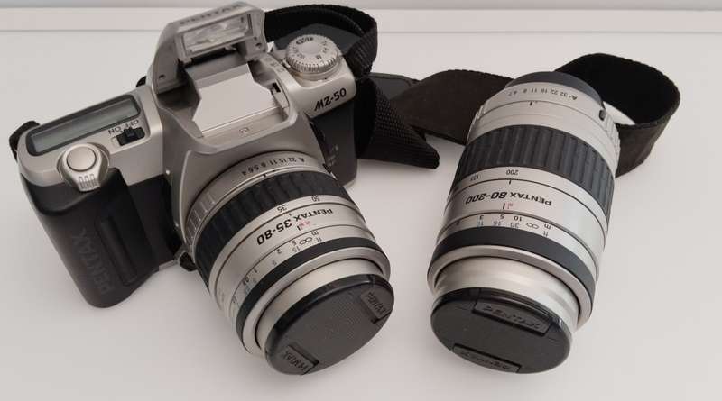 PENTAX MZ-50 With 35-80mm and 80-200mm Lenses
