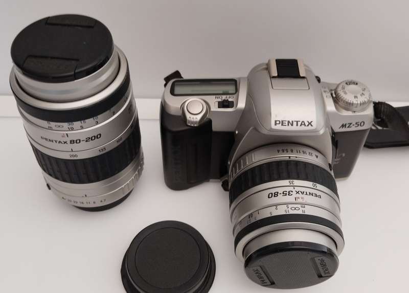 PENTAX MZ-50 With 35-80mm and 80-200mm Lenses