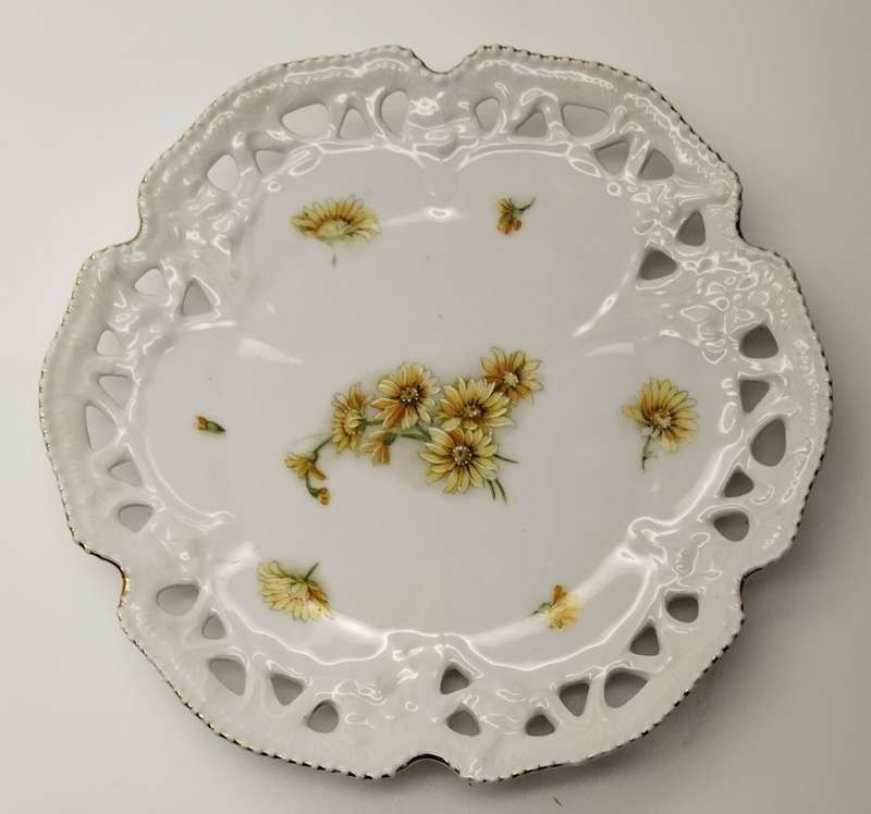 Antique German Ribbon Plate