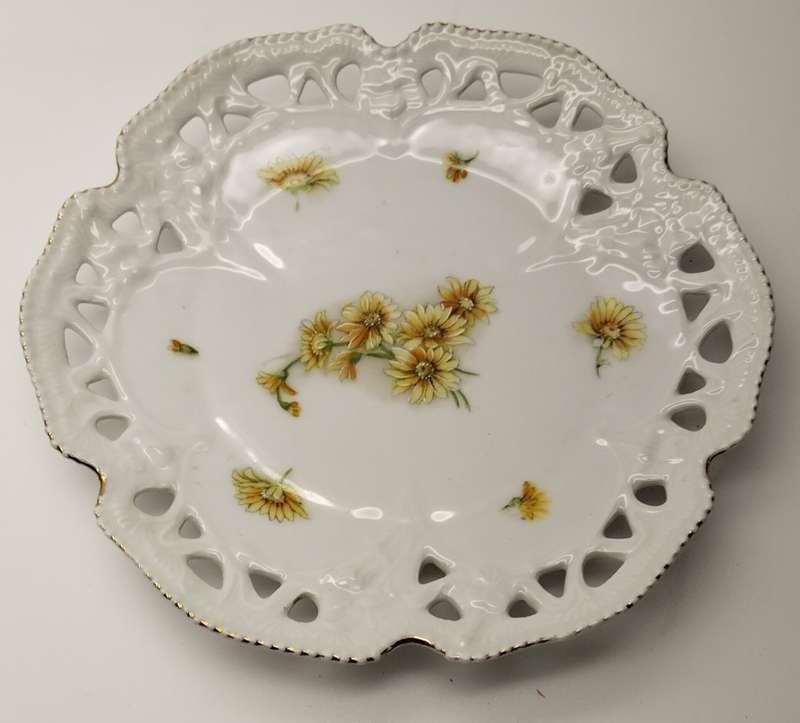 Antique German Ribbon Plate