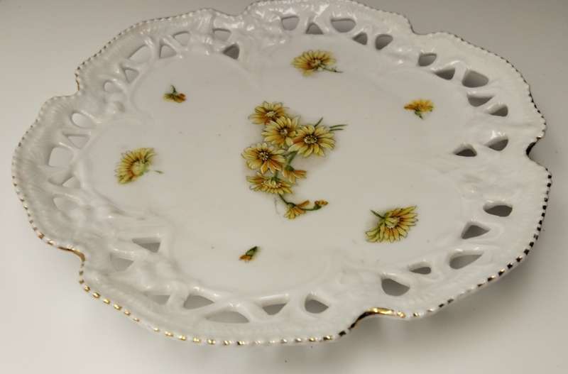 Antique German Ribbon Plate