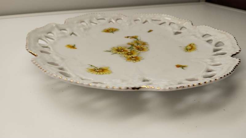 Antique German Ribbon Plate