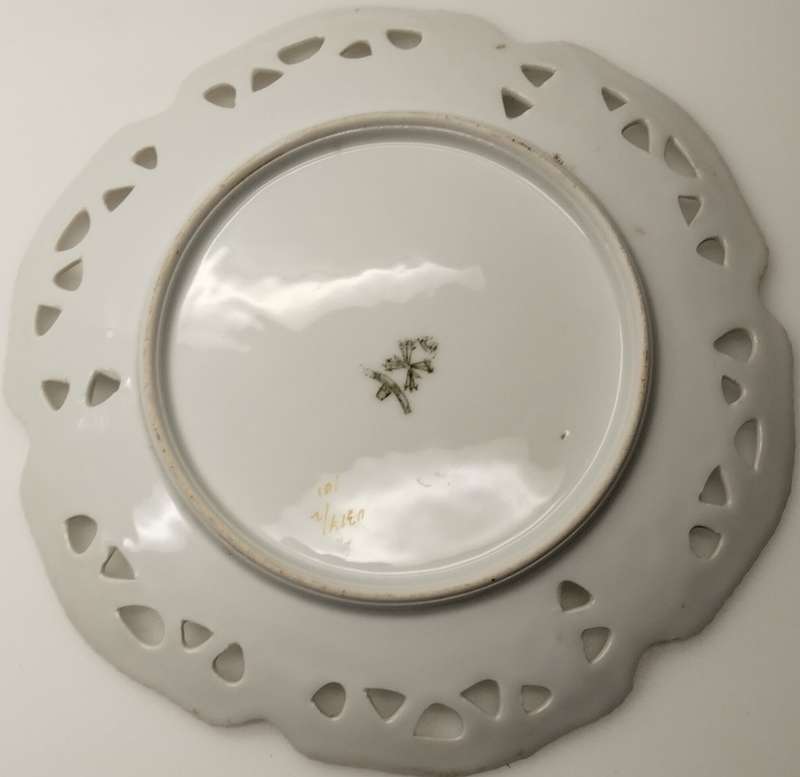 Antique German Ribbon Plate