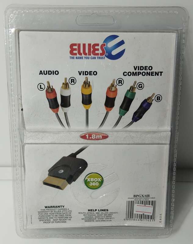 XBOX 360 6RCA Cable