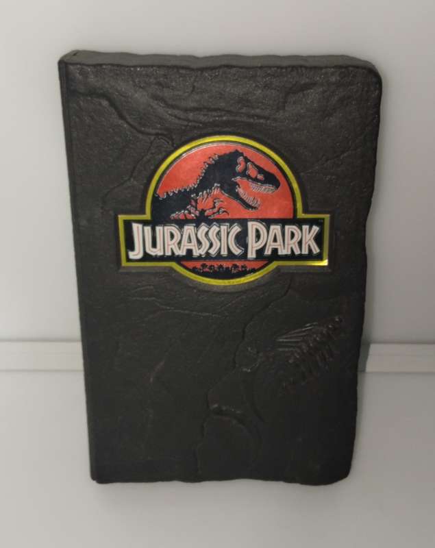 Jurassic Park VHS Video In Limited Edition Fossil-Embossed Case