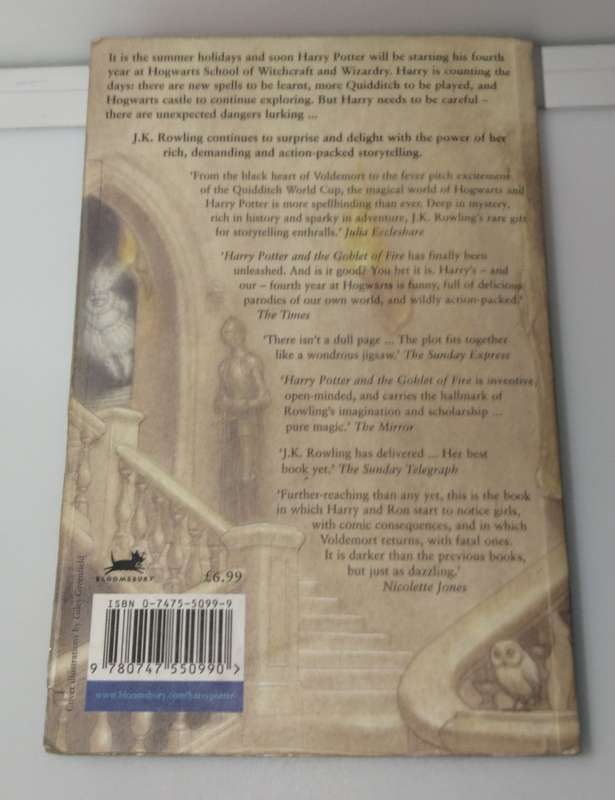 Harry Potter and the Goblet Of Fire by JK Rowling