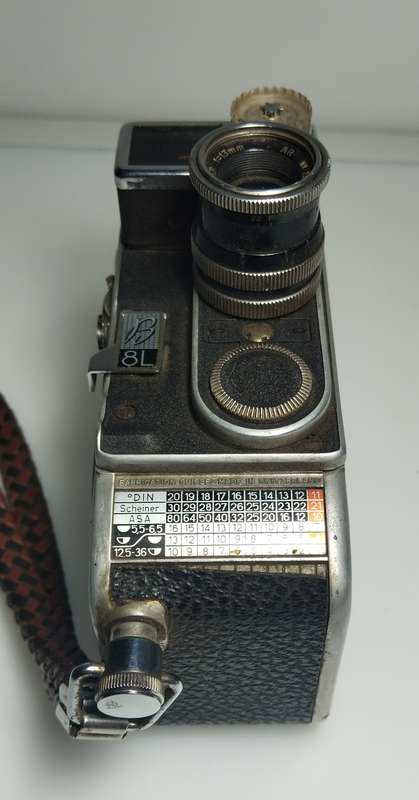 Paillard-Bolex B8L 8mm cine camera