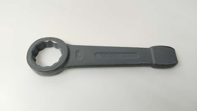 GEDORE 32mm No. 306 Slogging Ring Spanner - Heavy Duty Chrome-Vanadium Steel