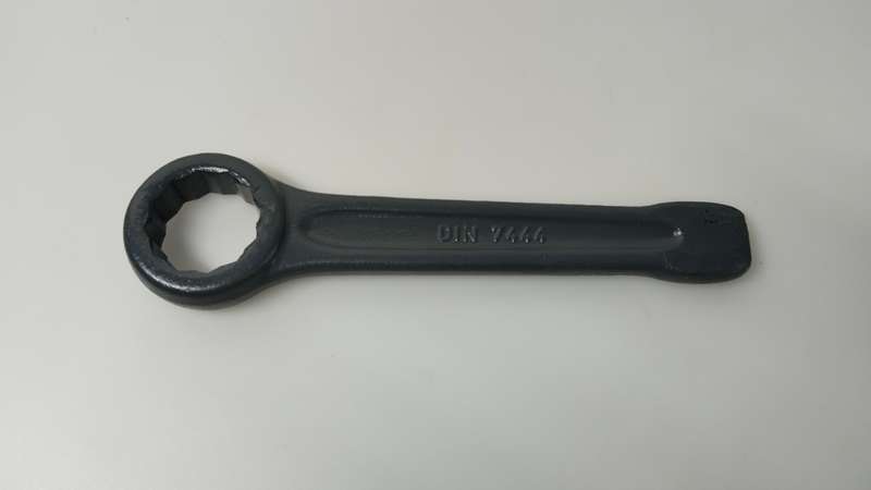 Stahlwille 27mm  4205 DIN 7444 Slogging Ring Spanner - Heavy Duty Chrome-Vanadium Steel