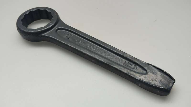 Stahlwille 32mm  4205 DIN 7444 Slogging Ring Spanner - Heavy Duty Chrome-Vanadium Steel