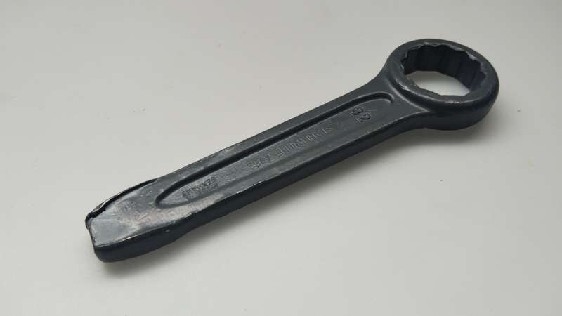 Stahlwille 32mm  4205 DIN 7444 Slogging Ring Spanner - Heavy Duty Chrome-Vanadium Steel