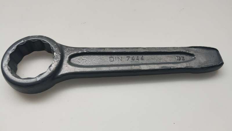 Stahlwille 32mm  4205 DIN 7444 Slogging Ring Spanner - Heavy Duty Chrome-Vanadium Steel