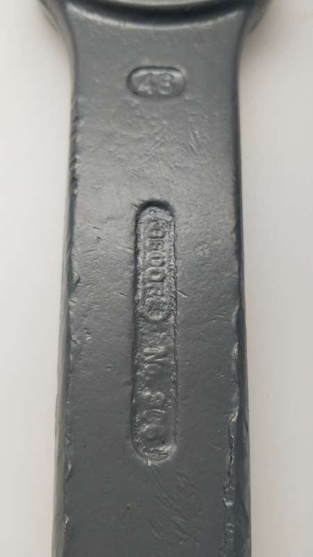 GEDORE 46mm No. 306 Slogging Ring Spanner - Heavy Duty Chrome-Vanadium Steel