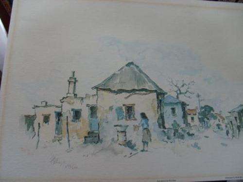 Two Conrad Theys Prints - one is signed - unframed