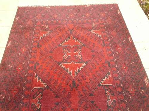BEAUTIFUL - HAND KNOTTED AFGHAN PERSIAN CARPET